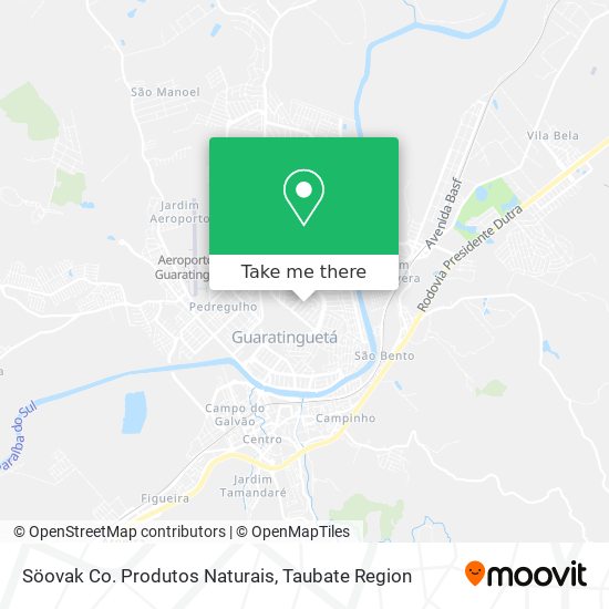 Söovak Co. Produtos Naturais map