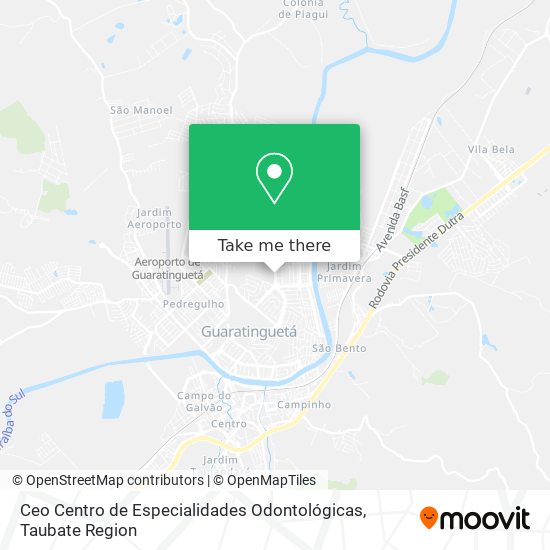 Ceo Centro de Especialidades Odontológicas map