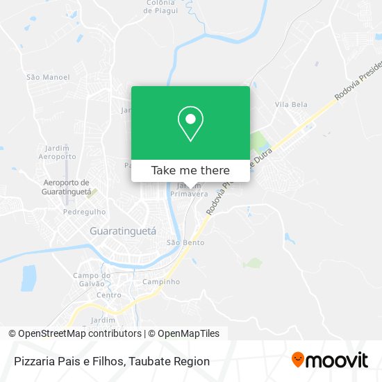 Pizzaria Pais e Filhos map