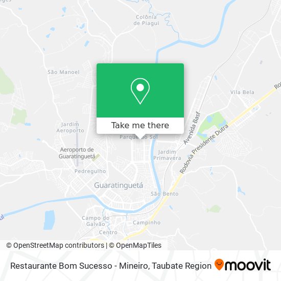 Restaurante Bom Sucesso - Mineiro map