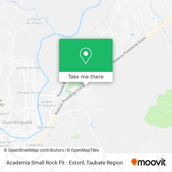 Academia Small Rock Fit - Estoril map