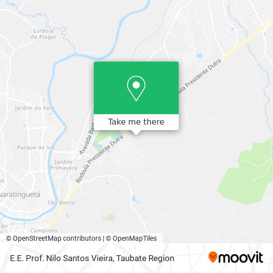 E.E. Prof. Nilo Santos Vieira map
