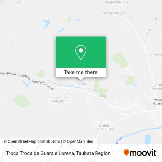 Troca Troca de Guara e Lorena map