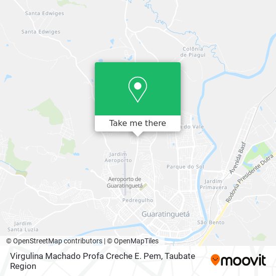 Virgulina Machado Profa Creche E. Pem map