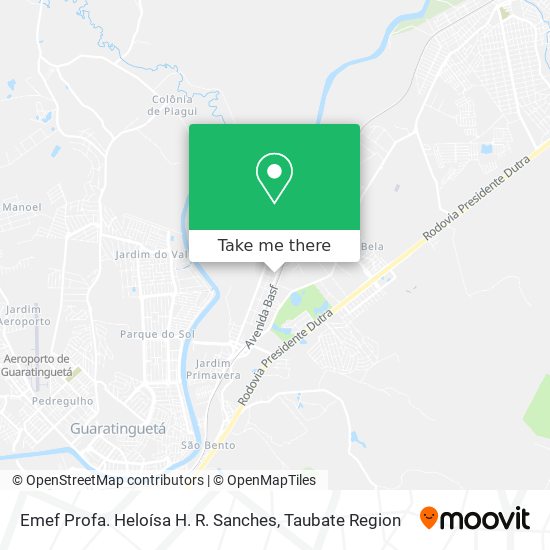 Emef Profa. Heloísa H. R. Sanches map