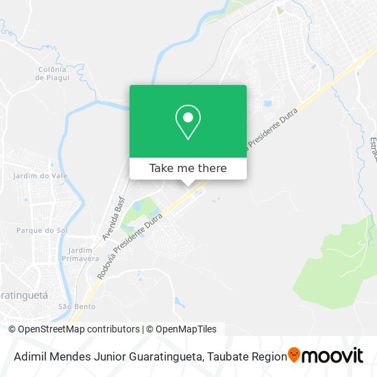 Adimil Mendes Junior Guaratingueta map