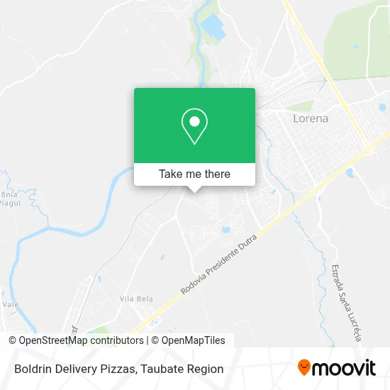 Boldrin Delivery Pizzas map