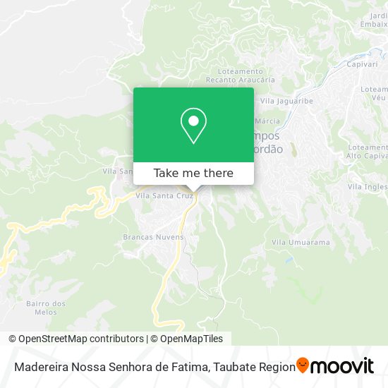 Madereira Nossa Senhora de Fatima map