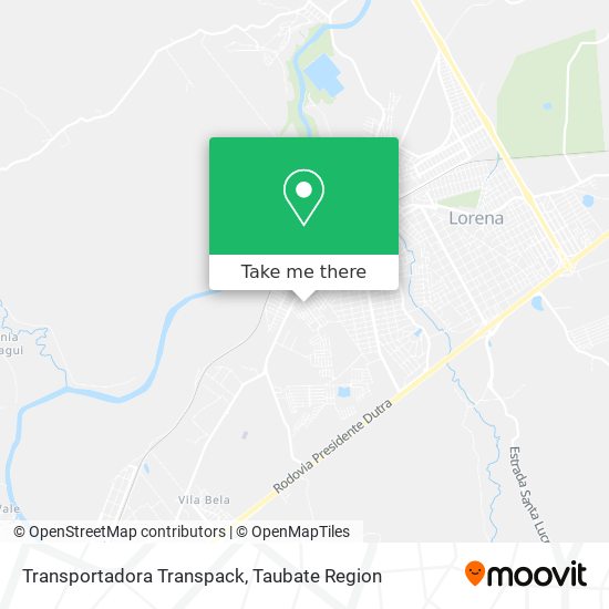 Transportadora Transpack map