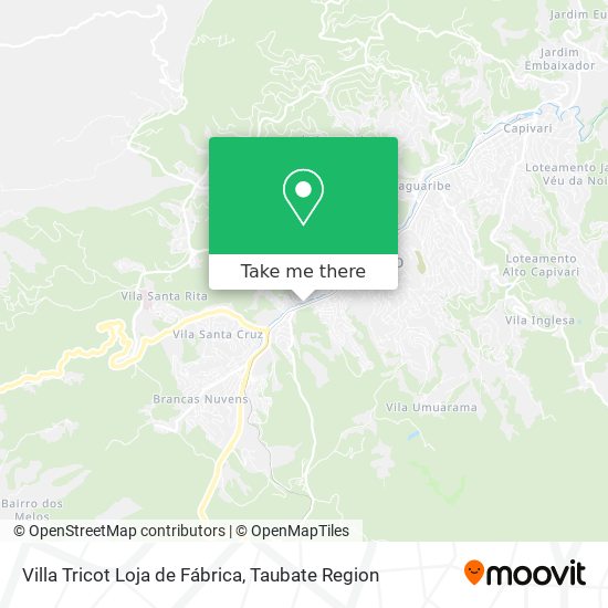 Villa Tricot Loja de Fábrica map
