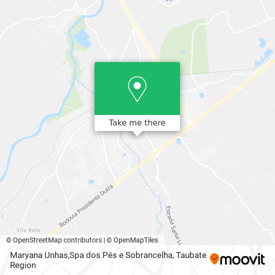 Mapa Maryana Unhas,Spa dos Pés e Sobrancelha