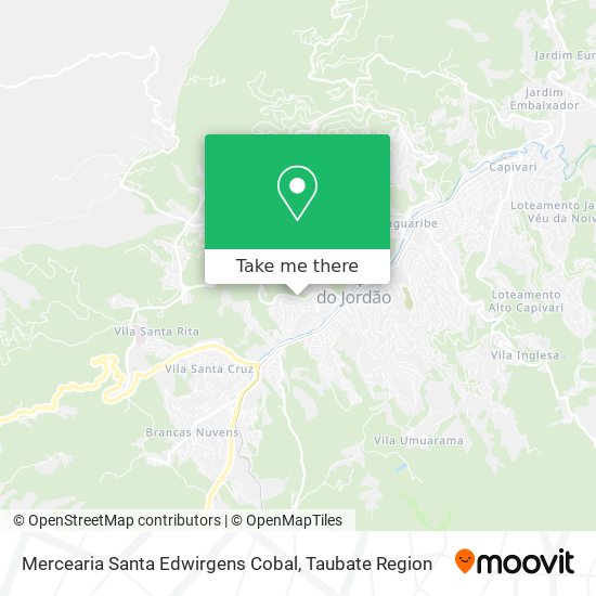 Mercearia Santa Edwirgens Cobal map