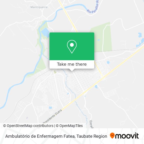 Ambulatório de Enfermagem Fatea map