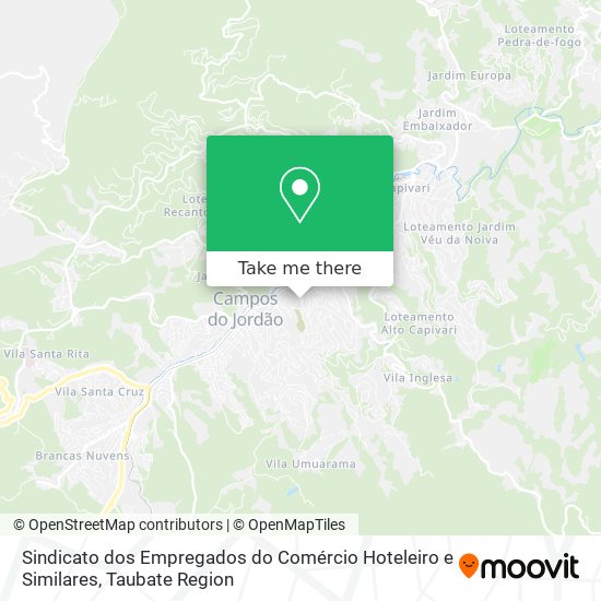 Sindicato dos Empregados do Comércio Hoteleiro e Similares map