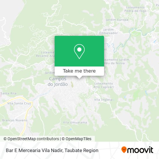 Bar E Mercearia Vila Nadir map