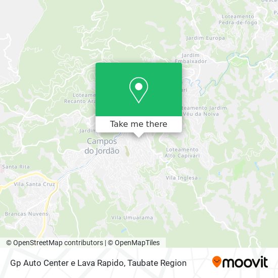 Gp Auto Center e Lava Rapido map