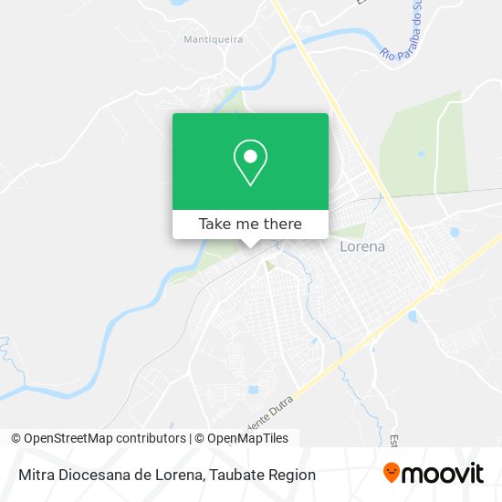 Mitra Diocesana de Lorena map