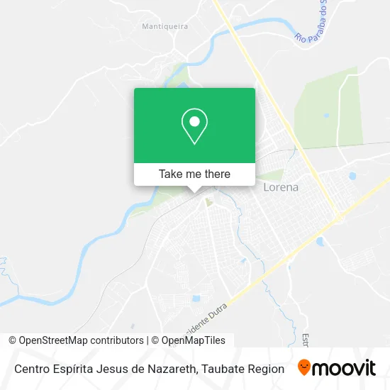 Centro Espírita Jesus de Nazareth map