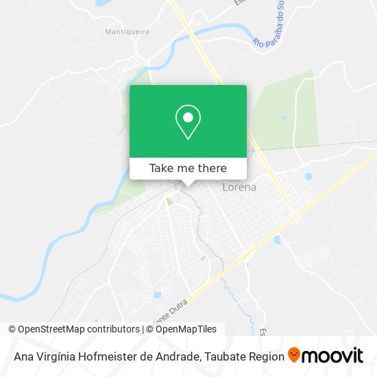 Ana Virgínia Hofmeister de Andrade map