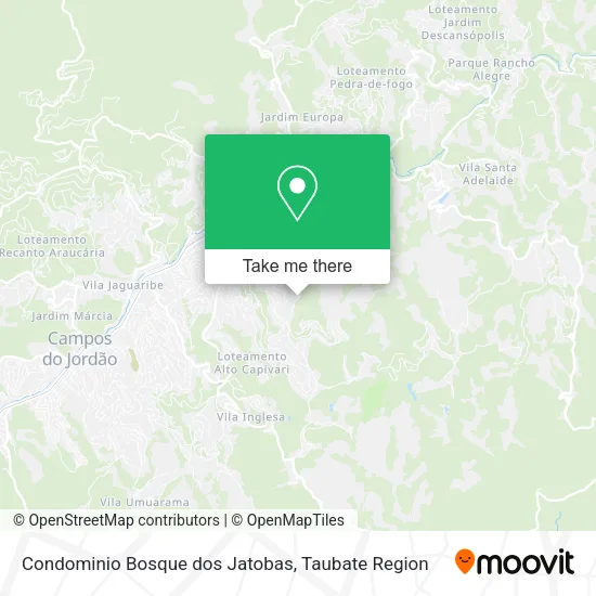 Condominio Bosque dos Jatobas map