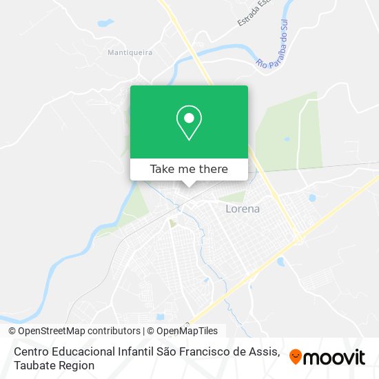 Centro Educacional Infantil São Francisco de Assis map