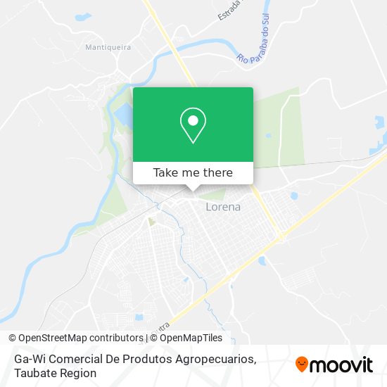 Ga-Wi Comercial De Produtos Agropecuarios map