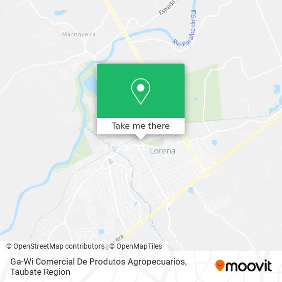 Ga-Wi Comercial De Produtos Agropecuarios map