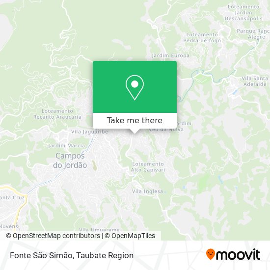 Fonte São Simão map