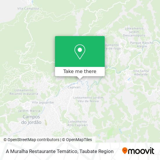 A Muralha Restaurante Temático map