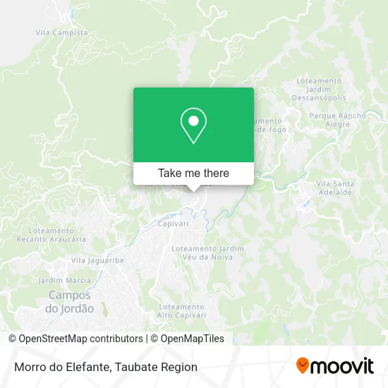 Morro do Elefante map