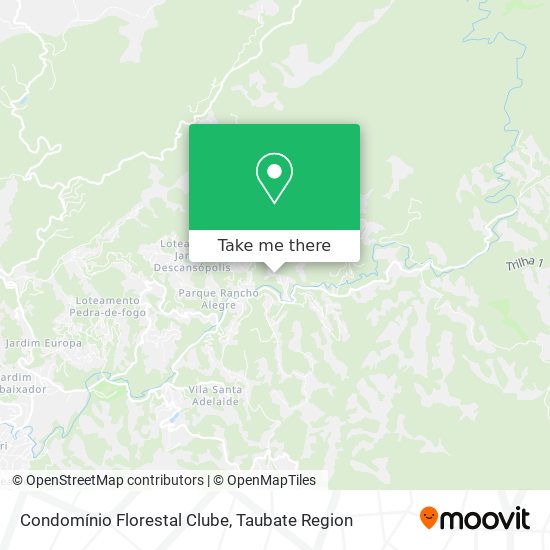 Condomínio Florestal Clube map