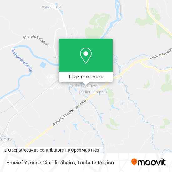 Emeief Yvonne Cipolli Ribeiro map