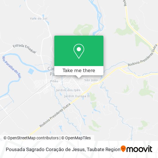 Pousada Sagrado Coração de Jesus map