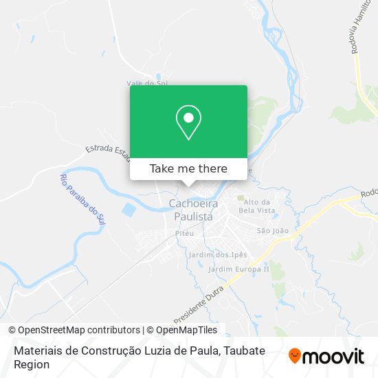 Materiais de Construção Luzia de Paula map