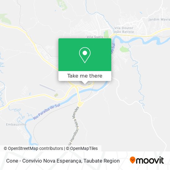 Cone - Convívio Nova Esperança map