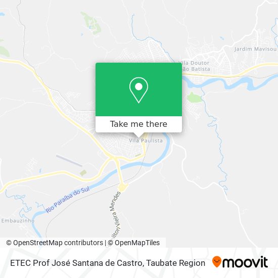 ETEC Prof José Santana de Castro map