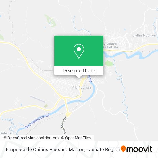 Empresa de Ônibus Pássaro Marron map