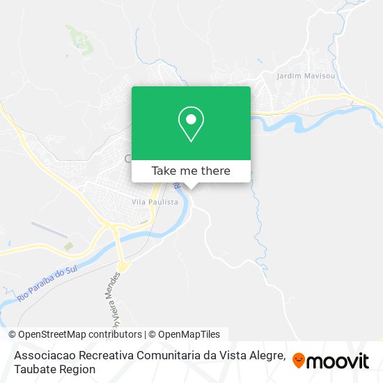 Associacao Recreativa Comunitaria da Vista Alegre map