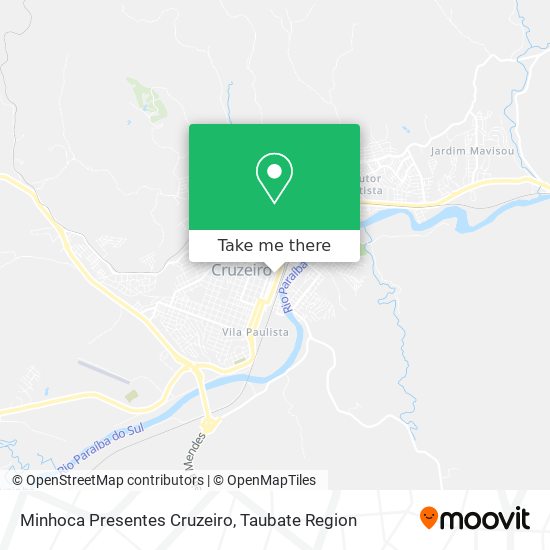 Minhoca Presentes Cruzeiro map