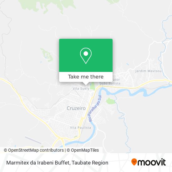 Marmitex da Irabeni Buffet map