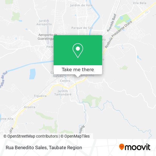 Rua Benedito Sales map