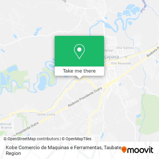 Kobe Comercio de Maquinas e Ferramentas map