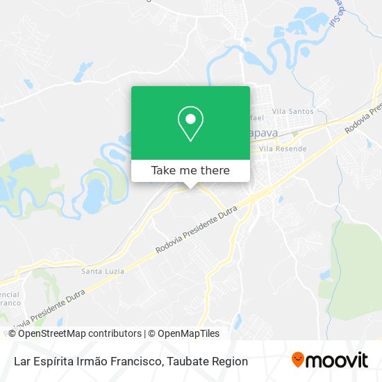 Lar Espírita Irmão Francisco map