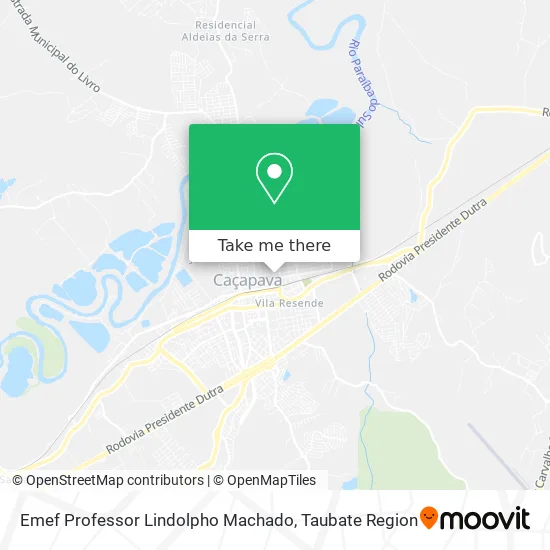 Emef Professor Lindolpho Machado map