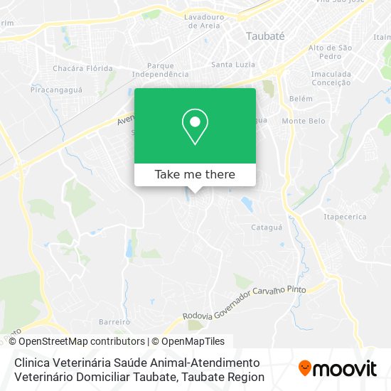 Clinica Veterinária Saúde Animal-Atendimento Veterinário Domiciliar Taubate map