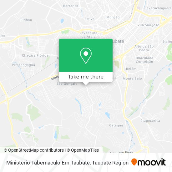 Ministério Tabernáculo Em Taubaté map