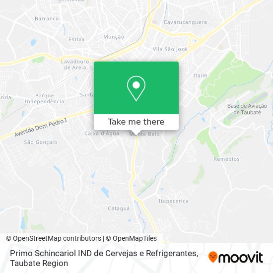 Primo Schincariol IND de Cervejas e Refrigerantes map