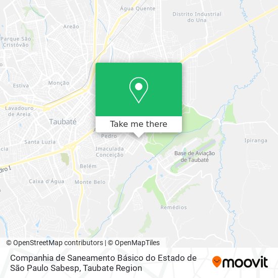 Companhia de Saneamento Básico do Estado de São Paulo Sabesp map