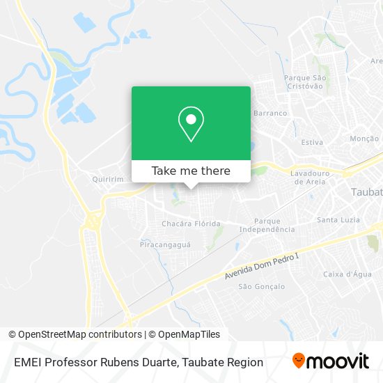 EMEI Professor Rubens Duarte map