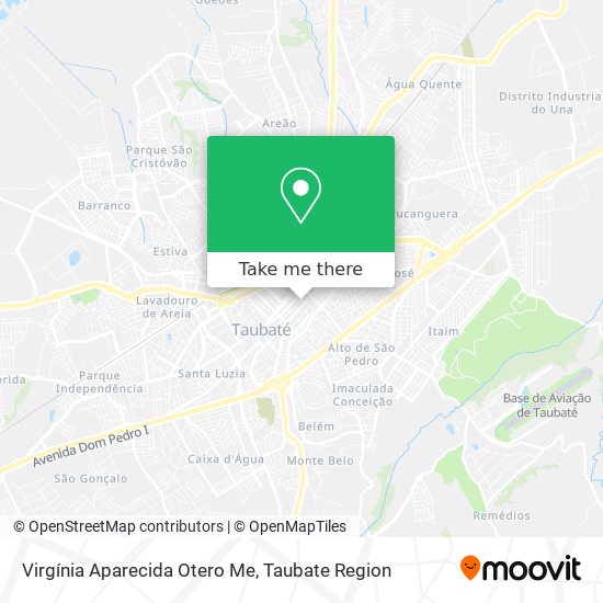Virgínia Aparecida Otero Me map